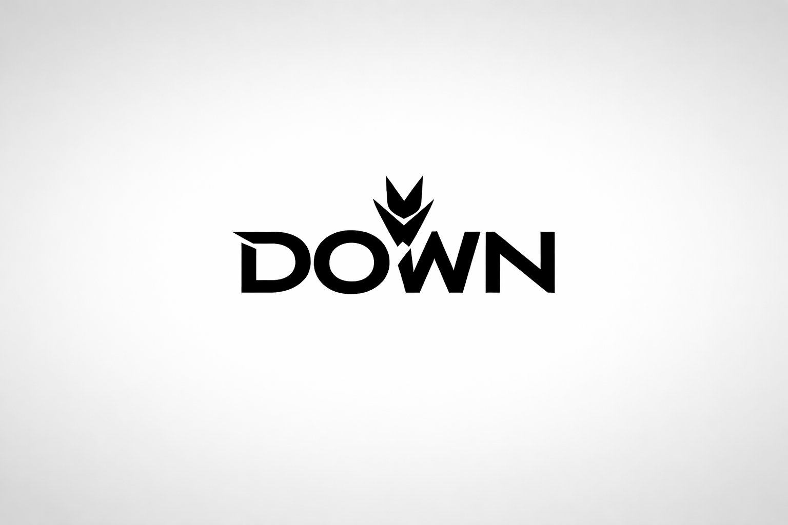 down